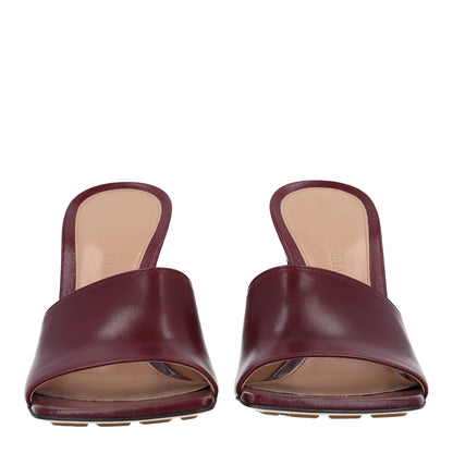 Bottega Veneta Lambskin Stretch Mule Sandals 35 Barolo 4 of 10