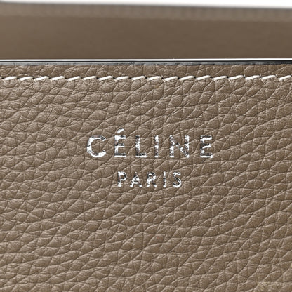 Celine Drummed Calfskin Mini Luggage Souris 6 of 18