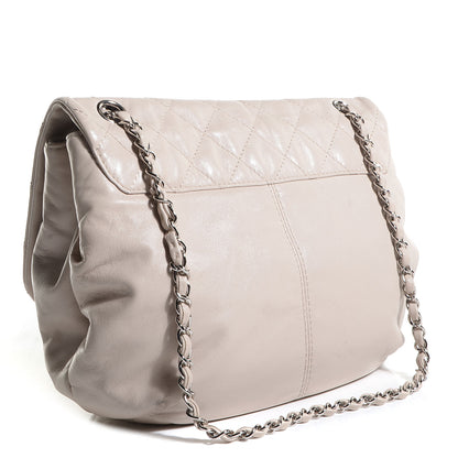 Chanel Calfskin Trianon Medium Flap Light Beige 3 of 9