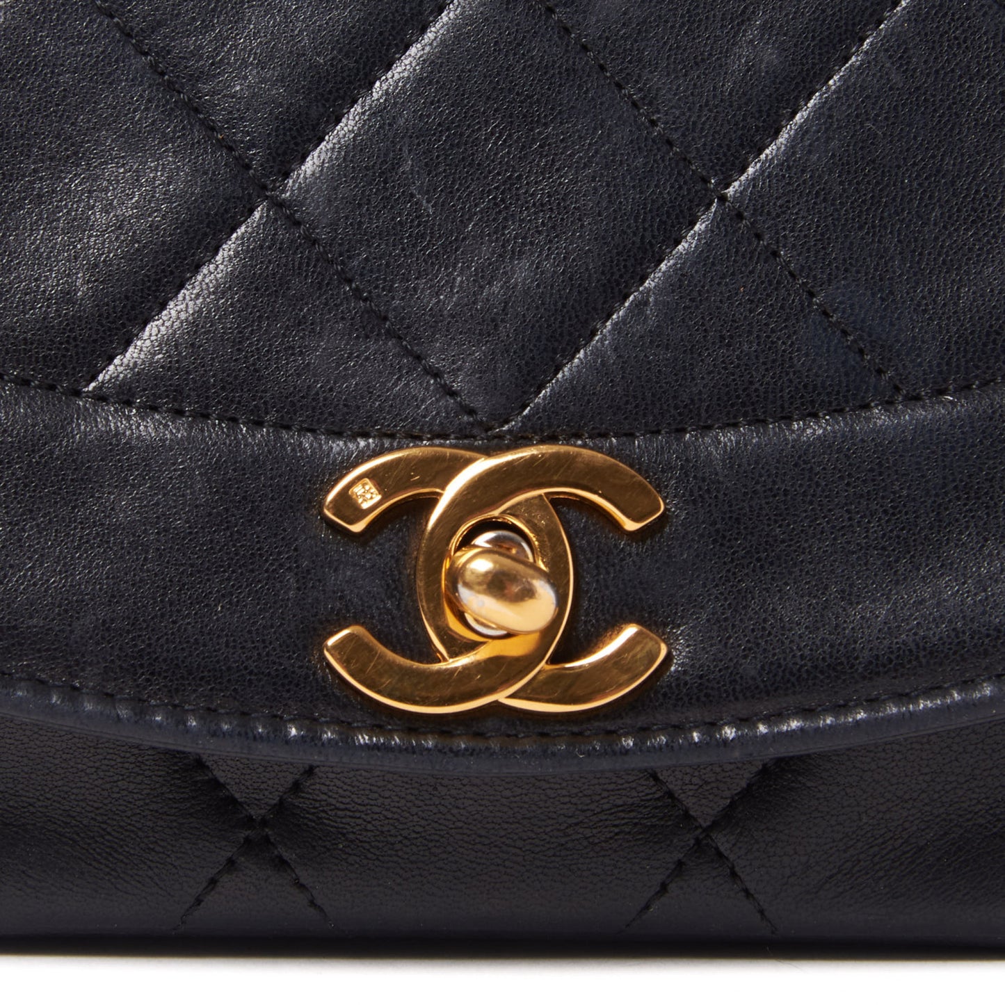 Lambskin Quilted Small Single Flap Bag Black