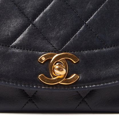 Chanel Lambskin Quilted Small Single Flap Bag Black 6 of 9