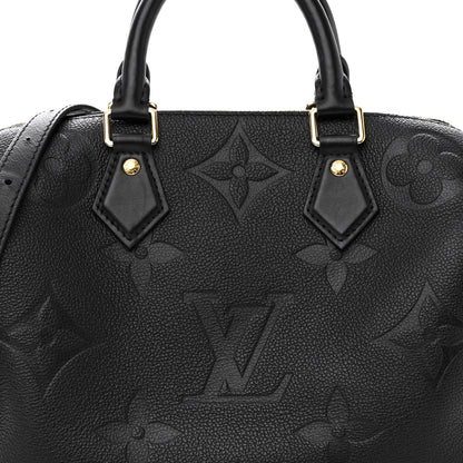 Louis Vuitton Empreinte Monogram Giant Speedy Bandouliere 25 Black 7 of 10
