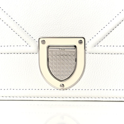Christian Dior Calfskin Medium Diorama Flap Bag Off White 10 of 12