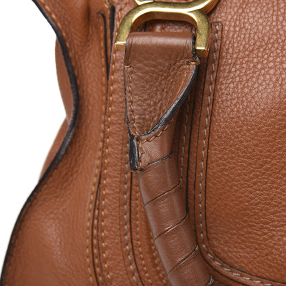 Chloe Calfskin Medium Marcie Satchel Tan 13 of 13