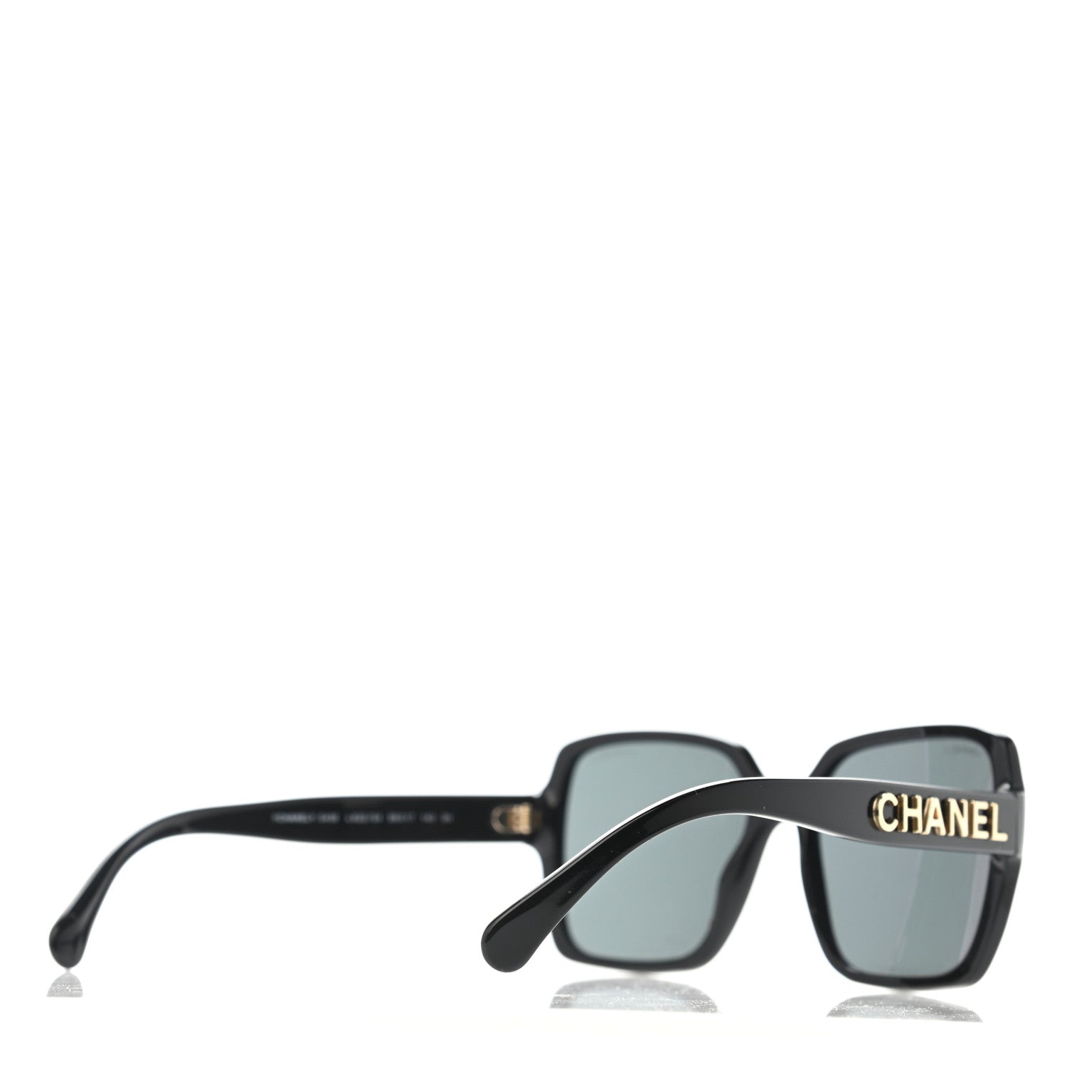 Chanel Acetate Polarized Square Sunglasses 5408 Black 4 of 4