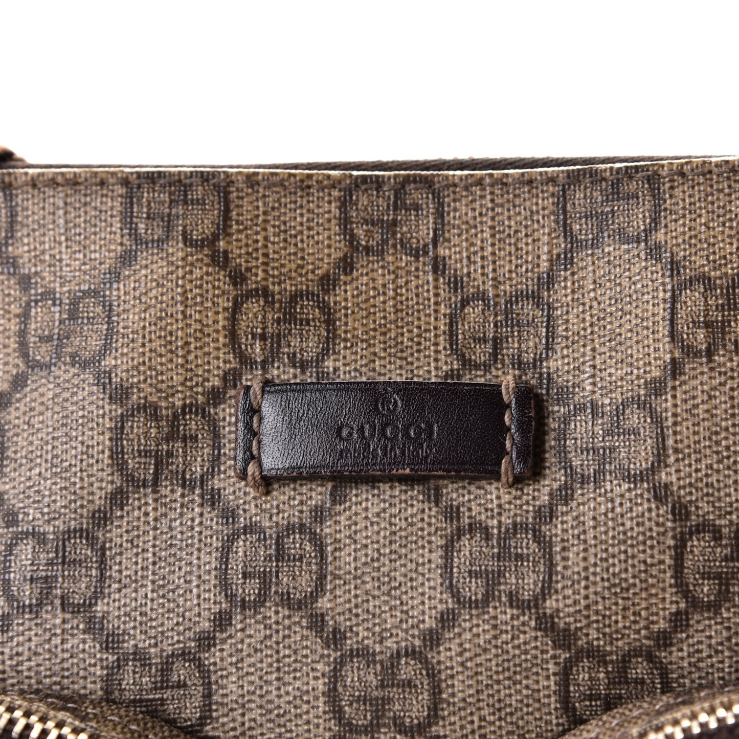 GG Plus Monogram Front Pocket Messenger Dark Brown