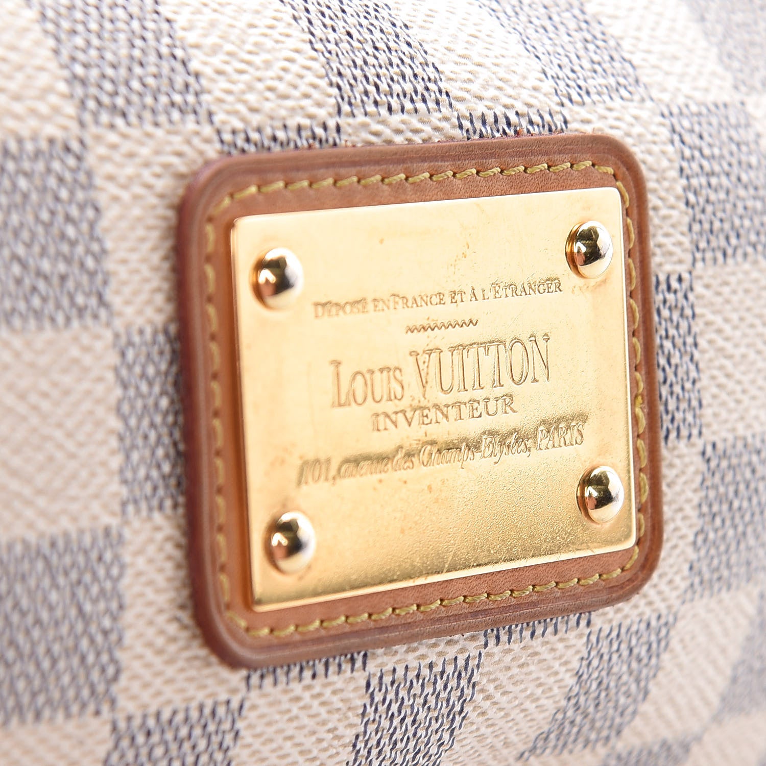 Louis Vuitton Damier Azur Eva Clutch 16 of 19