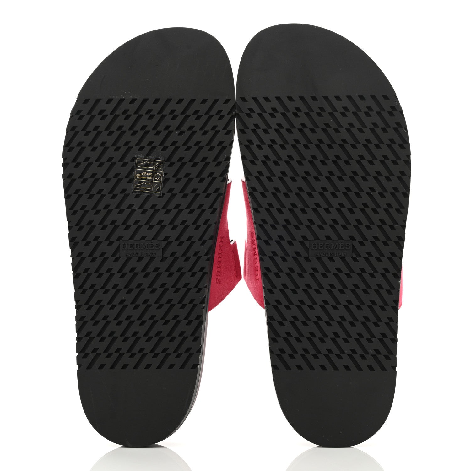 Hermes Suede Goatskin Womens Chypre Sandals 40 Rose Framboise 5 of 9