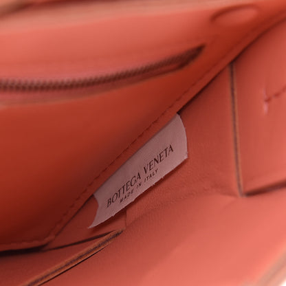 Bottega Veneta Nappa Maxi Intreccio Cassette Bag Peach 7 of 9
