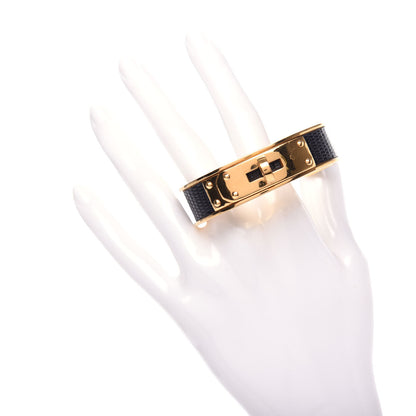 Hermes Lizard Kelly Cuff Black 2 of 4