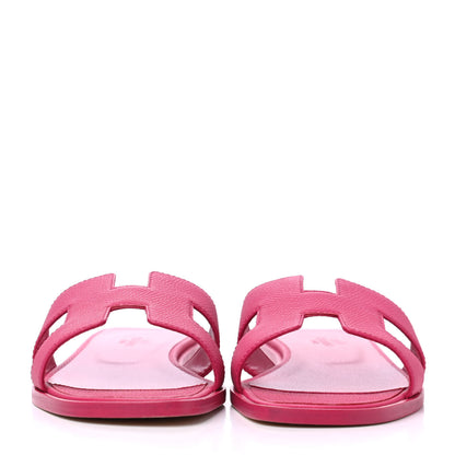 Hermes Epsom Oran Sandals 36 Rouge Azalee 2 of 13