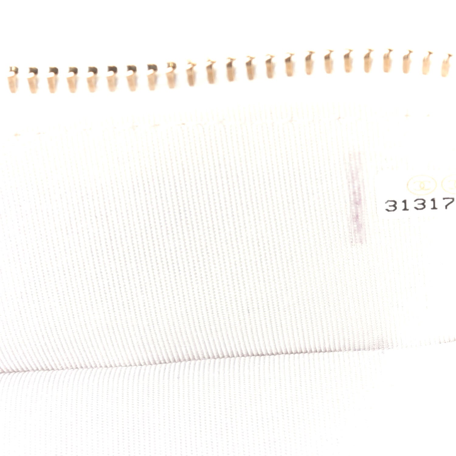 Chanel Caviar Quilted Mini Top Handle Vanity With Chain White 7 of 10