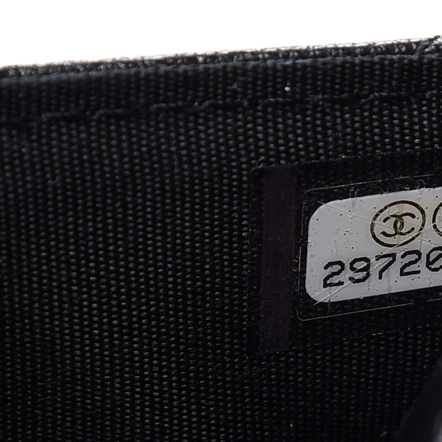 Shiny Goatskin Quilted Chanel 19 Flap Wallet Black
