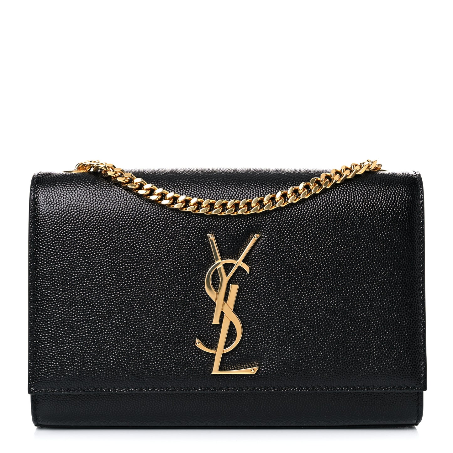 Grain De Poudre Small Monogram Kate Satchel Black
