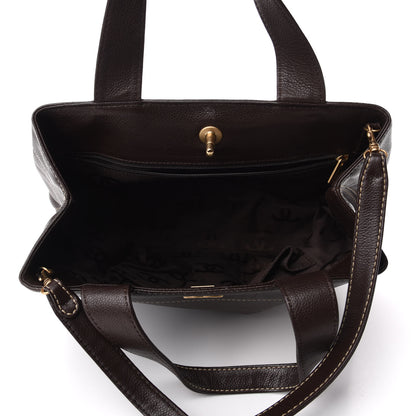 Chanel Caviar Shoulder Bag Brown 5 of 8