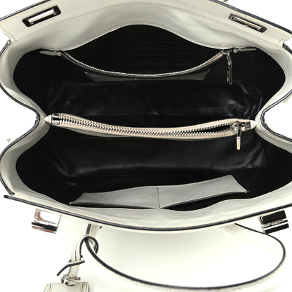 Prada Saffiano Cuir Twin Tote Talco 5 of 10