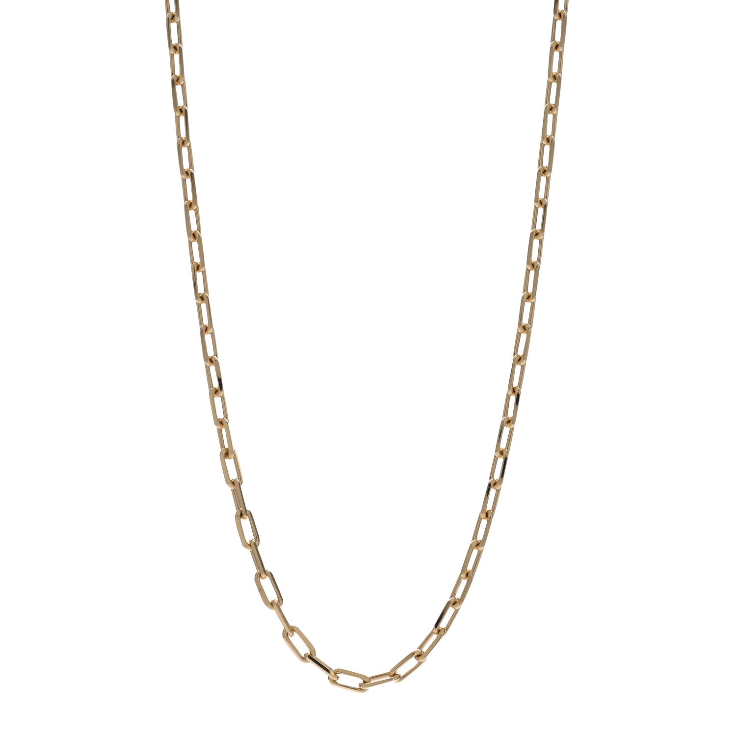 Cartier 18K Yellow Gold SM Santos De Cartier Link Necklace 1 of 5