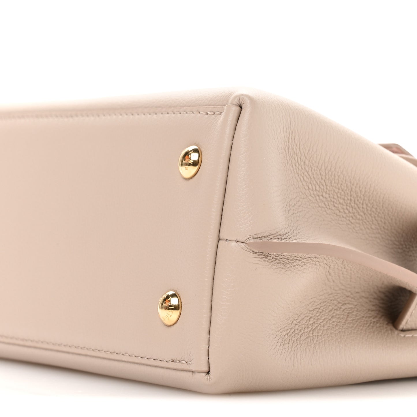 Soft Calfskin Mini Lockme Ever Greige