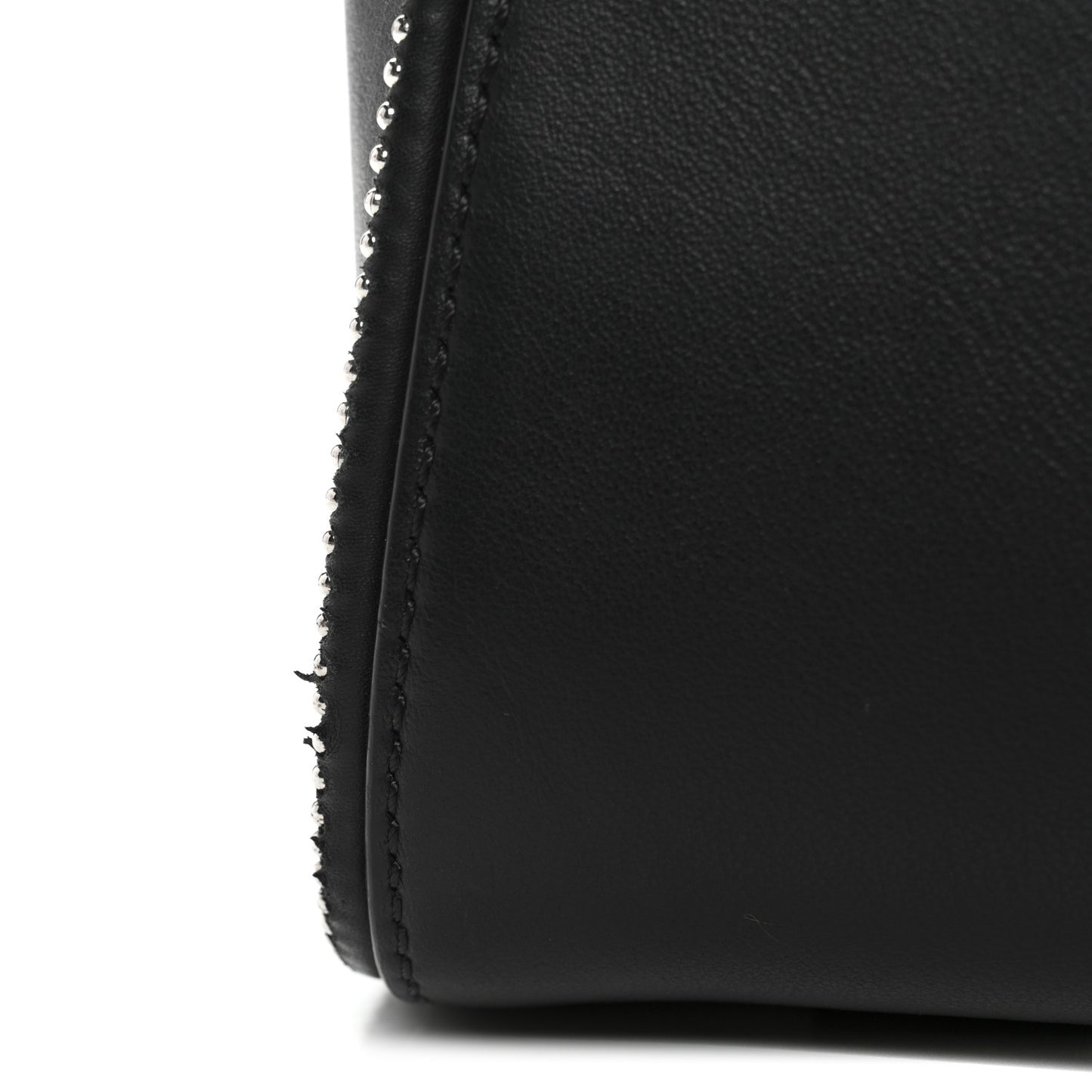 Calfskin Small Studded Antigona Black