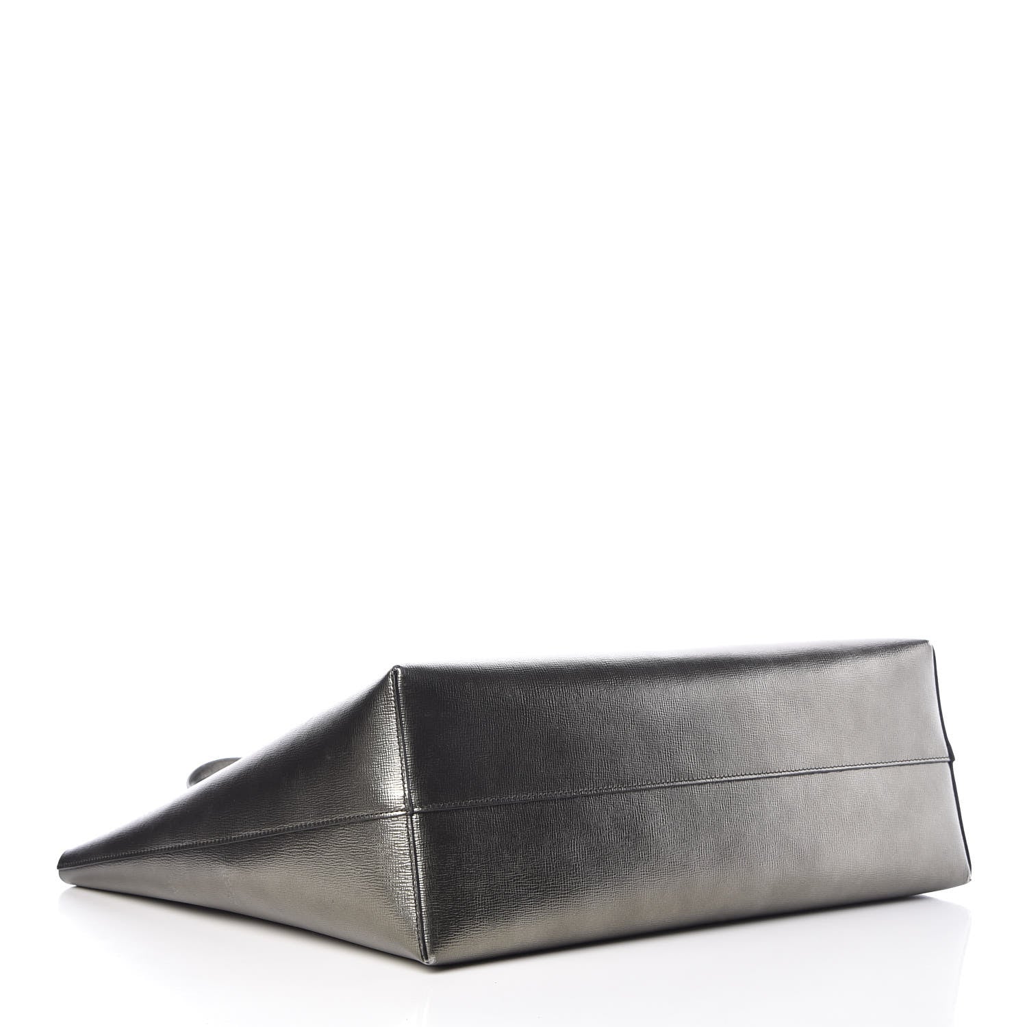 Tom Ford Laminated Calfskin Medium T Tote Anthracite 4 of 11