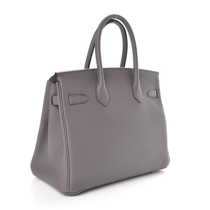 Hermes Togo Birkin 30 Etain 3 of 33