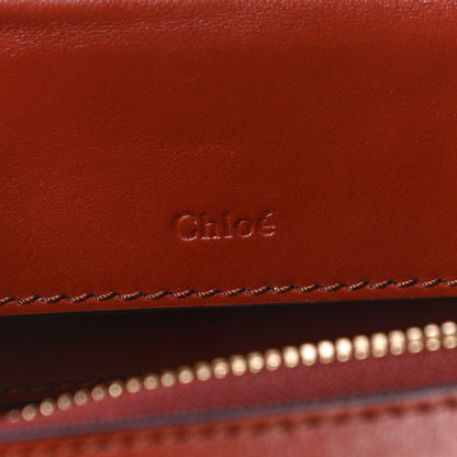 Chloe Shiny Calfskin Mini Vanity C Bag Sepia Brown 6 of 9