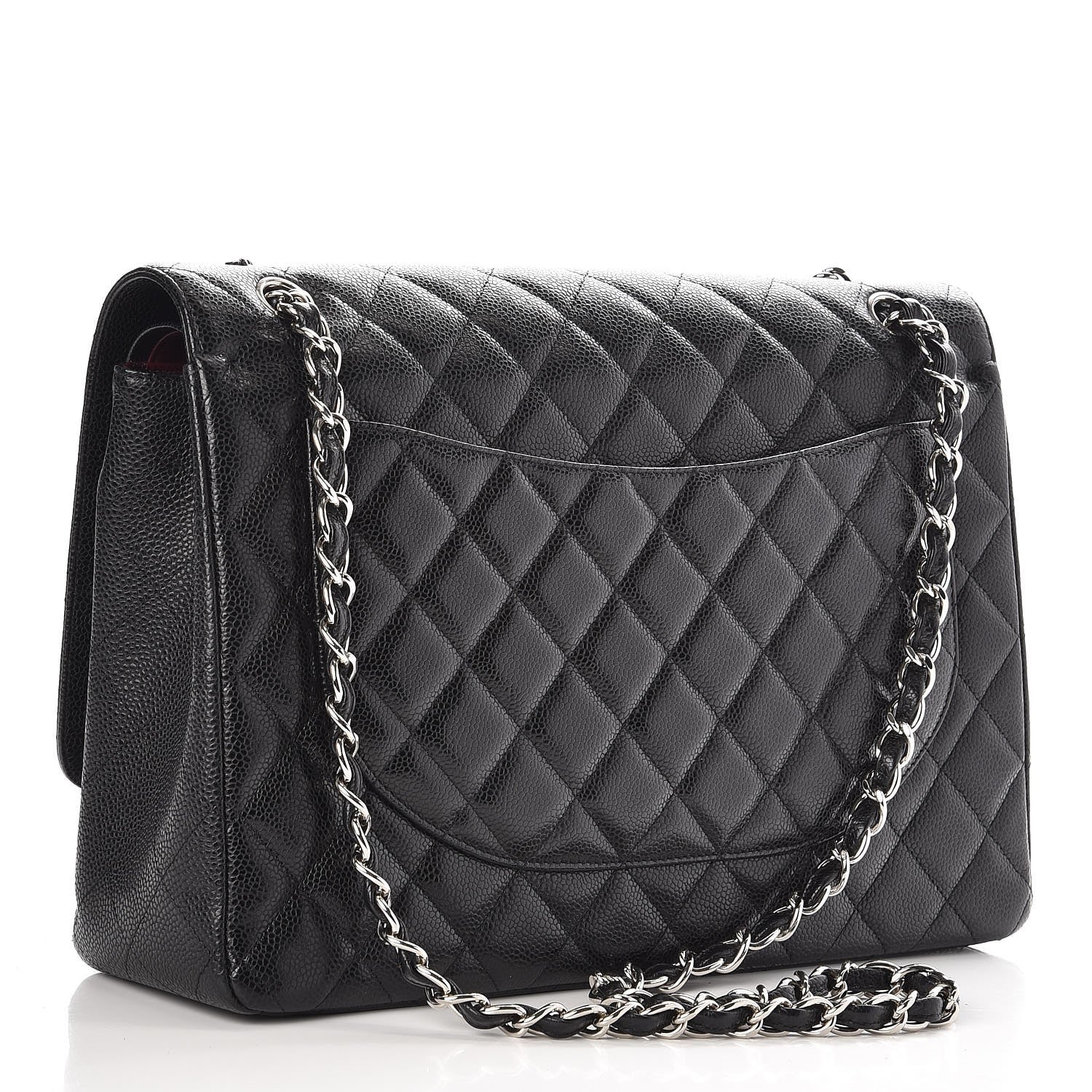 Chanel Caviar Quilted Maxi Double Flap Black 4 of 9