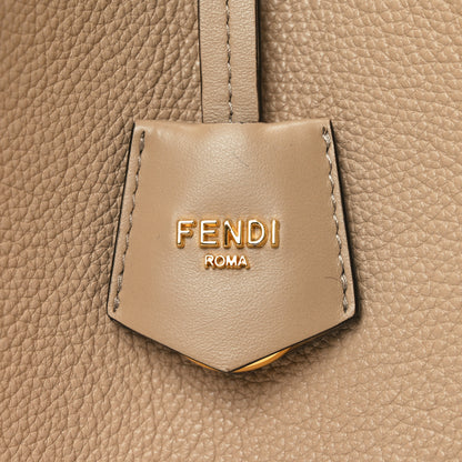 Fendi Vitello Cher Grace Bi-Color Medium Fendi Origami Beige Amido Sand 6 of 9