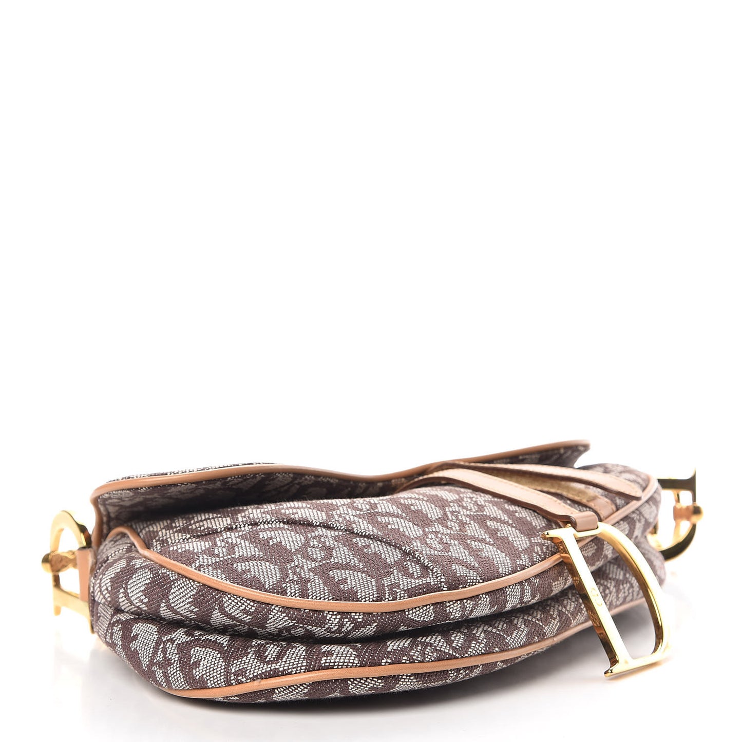 Monogram Saddle Bag Beige