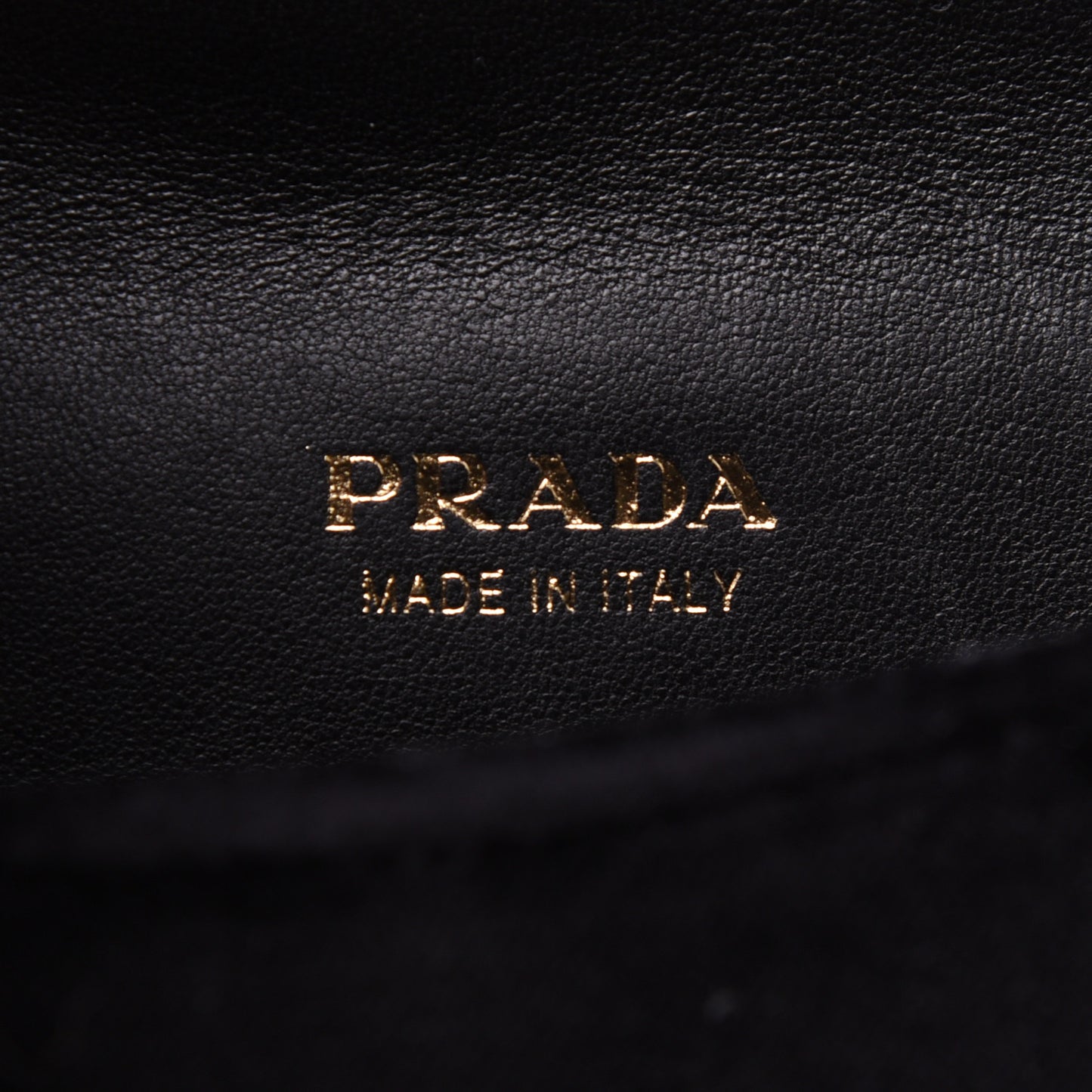 Velvet City Calfskin Micro Cahier Bag Black Alloro