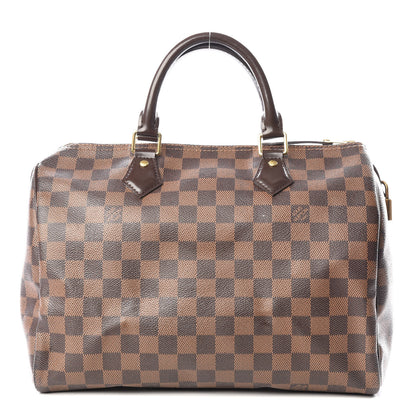 Louis Vuitton Damier Ebene Speedy 30 1 of 12