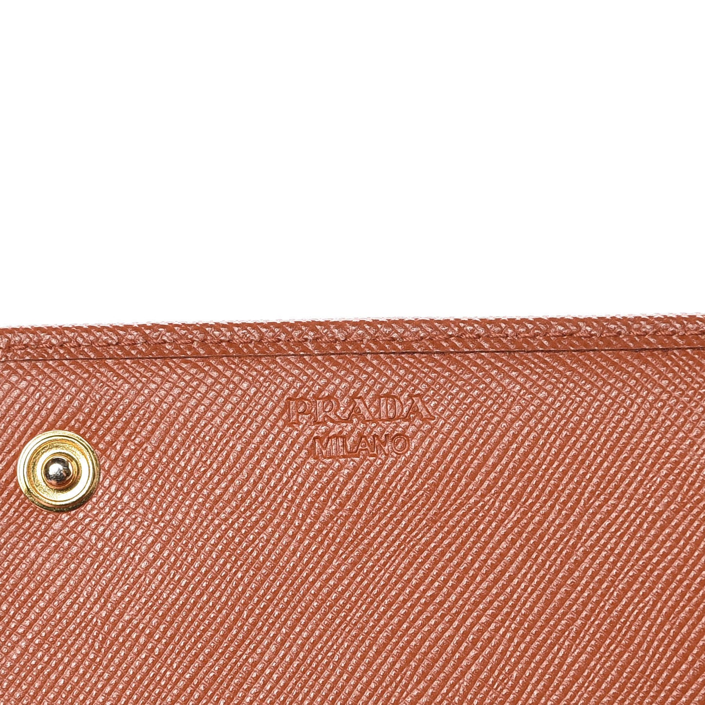 Saffiano Metal Continental Flap Wallet Rame