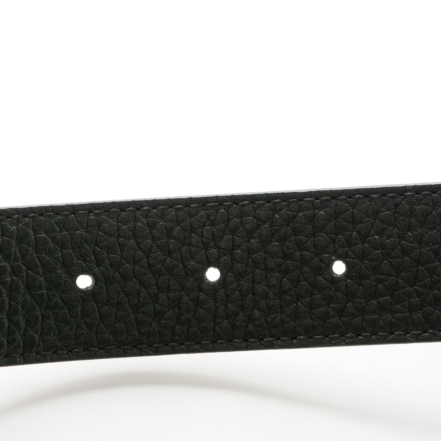 Taurillon Calfskin 30mm LV Initiales Reversible Belt 90 36 Black