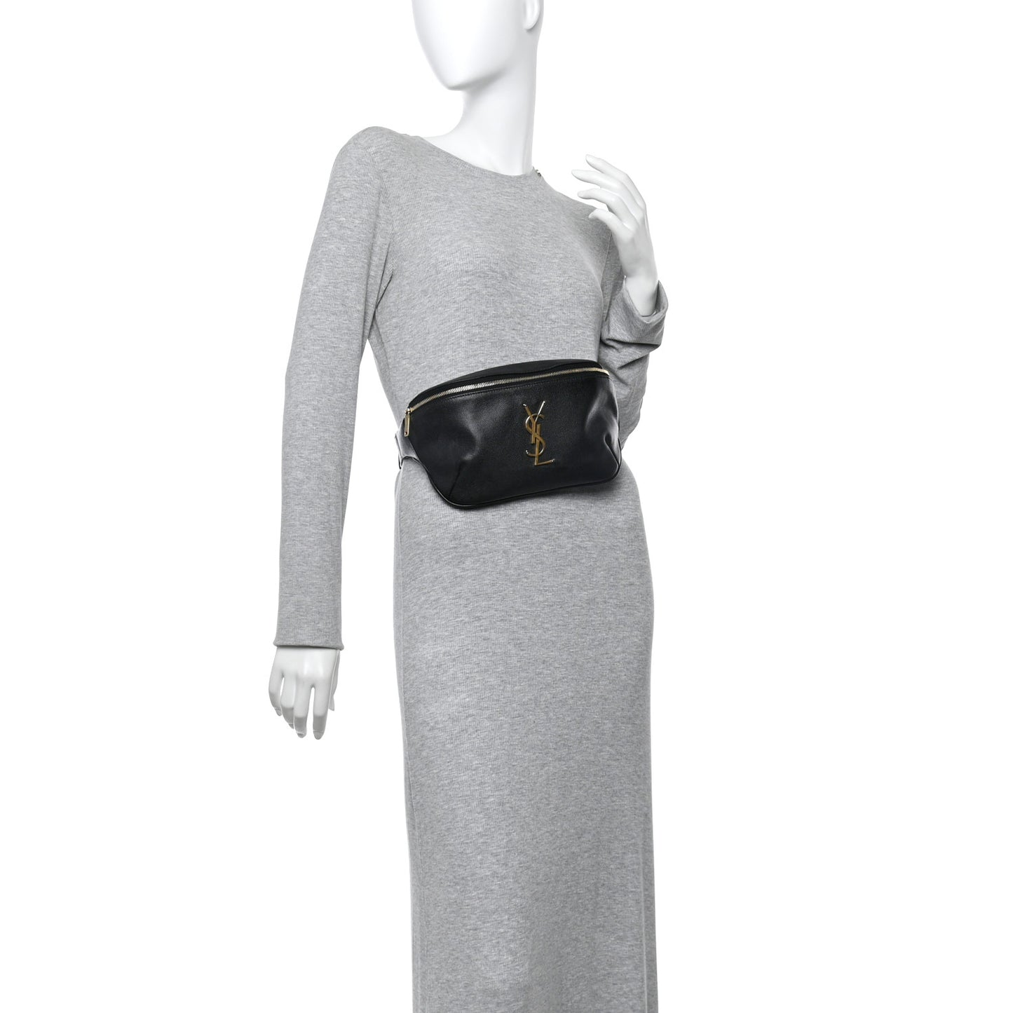 Grain De Poudre Monogram Belt Bag Black