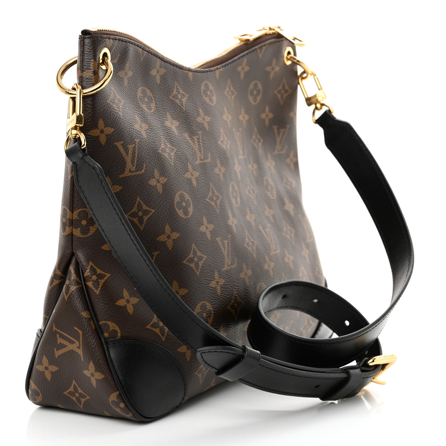 Louis Vuitton Monogram Odeon MM Black 3 of 9