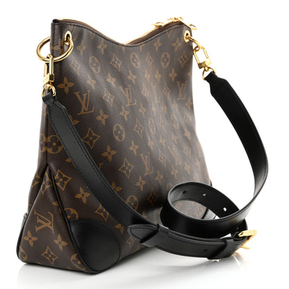 Louis Vuitton Monogram Odeon MM Black 3 of 9