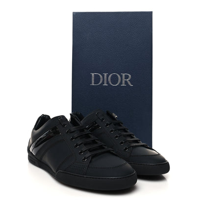 Christian Dior Matte Calfskin Patent Mens Sneakers 40.5 Black 9 of 9