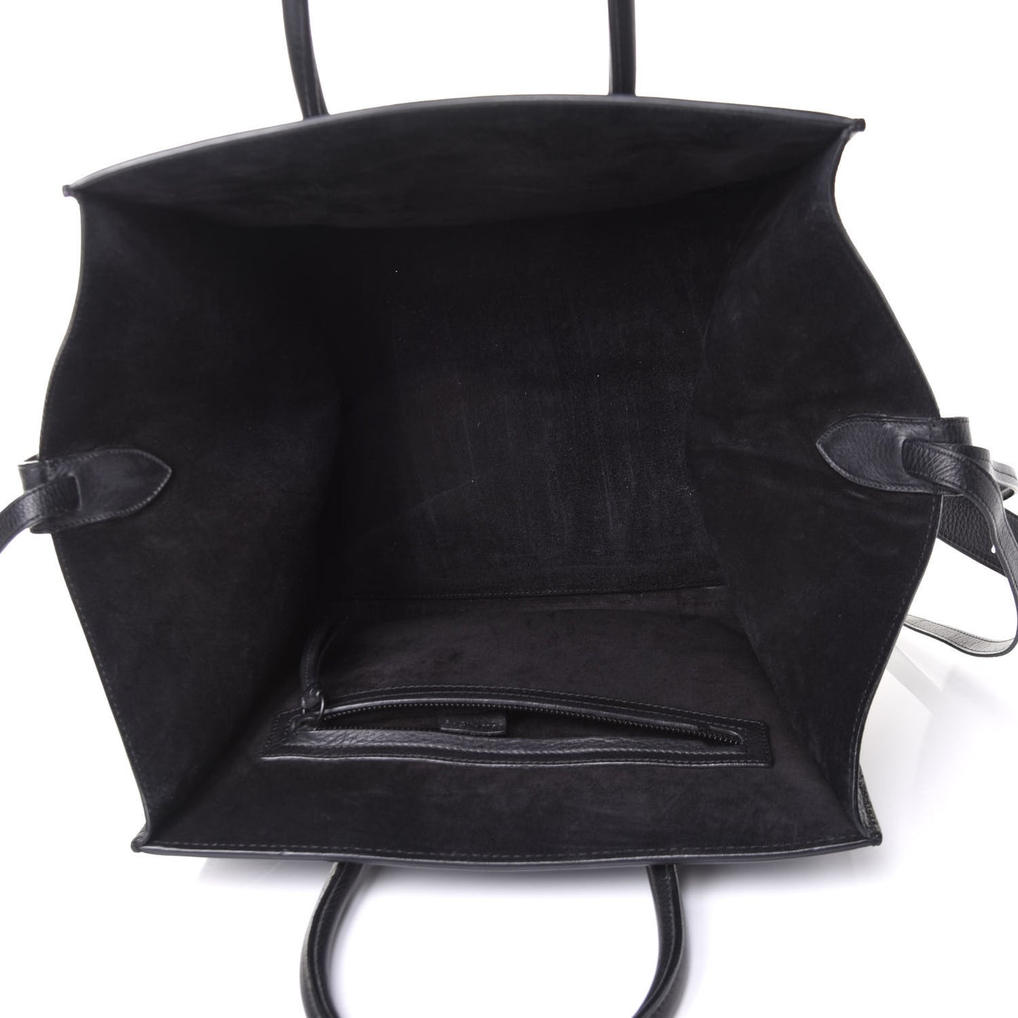 Supple Calfskin Medium Phantom Luggage Black