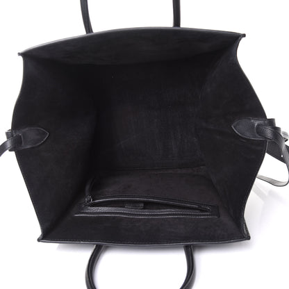 Celine Supple Calfskin Medium Phantom Luggage Black 5 of 10