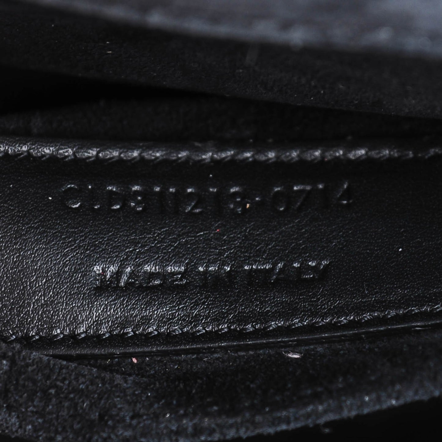 Textured Calfskin Classic Y Ligne Clutch Black