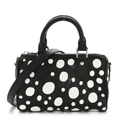 Louis Vuitton LV X YK Empreinte Infinity Dots Nano Speedy Bandouliere Black White 1 of 11