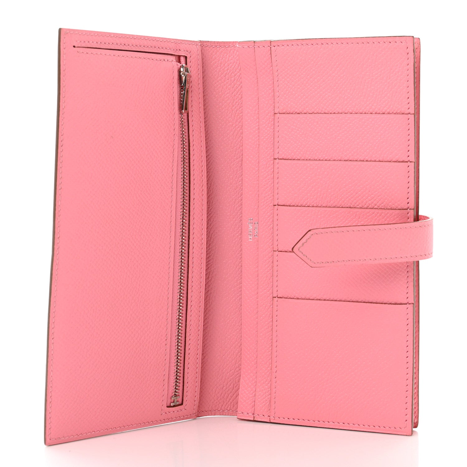 Hermes Epsom Bearn Gusset Wallet Rose Confetti 5 of 9