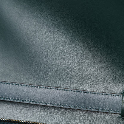 Celine Box Calfskin Medium Classic Box Flap Bag Dark Green 12 of 15