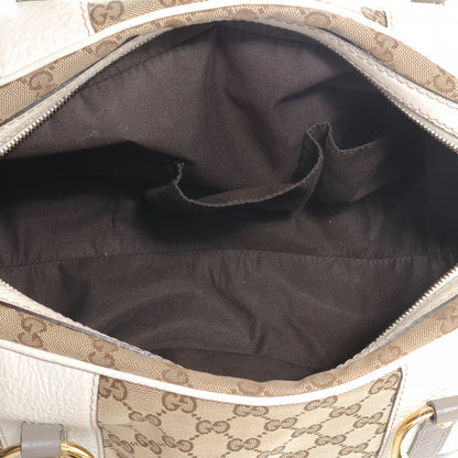 Gucci Monogram Interlocking Medium Boston White 5 of 7