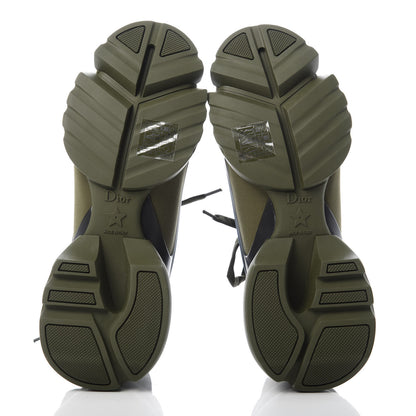 Christian Dior Neoprene Rubber Womens D-Connect Sneakers 35 Kaki 5 of 9