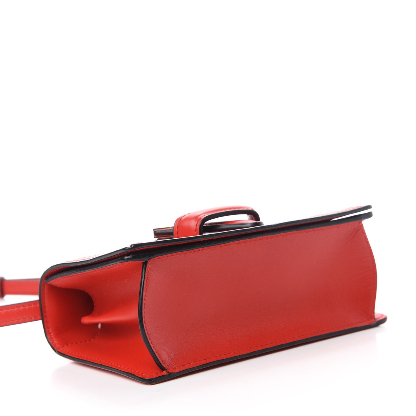 Calfskin Small Barcelona Shoulder Bag Red