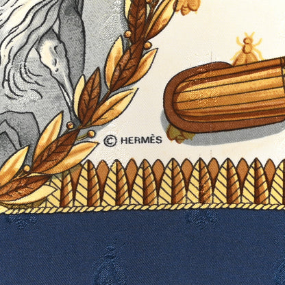 Hermes Silk Napoleon Scarf 90 3 of 6