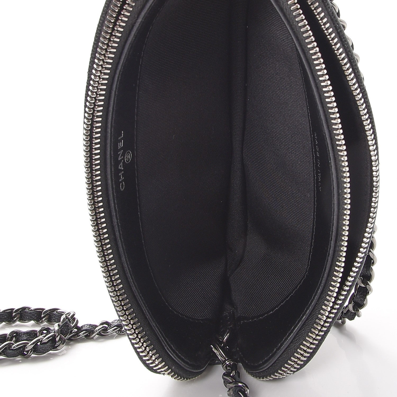 Chanel Caviar Quilted Small Clutch With Chain Black 5 of 9
