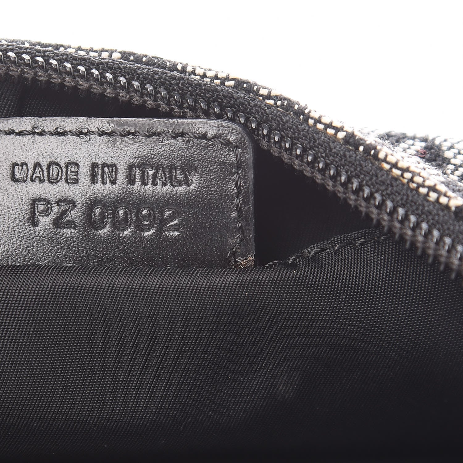 Christian Dior Monogram Shoulder Bag Pochette Black 7 of 10