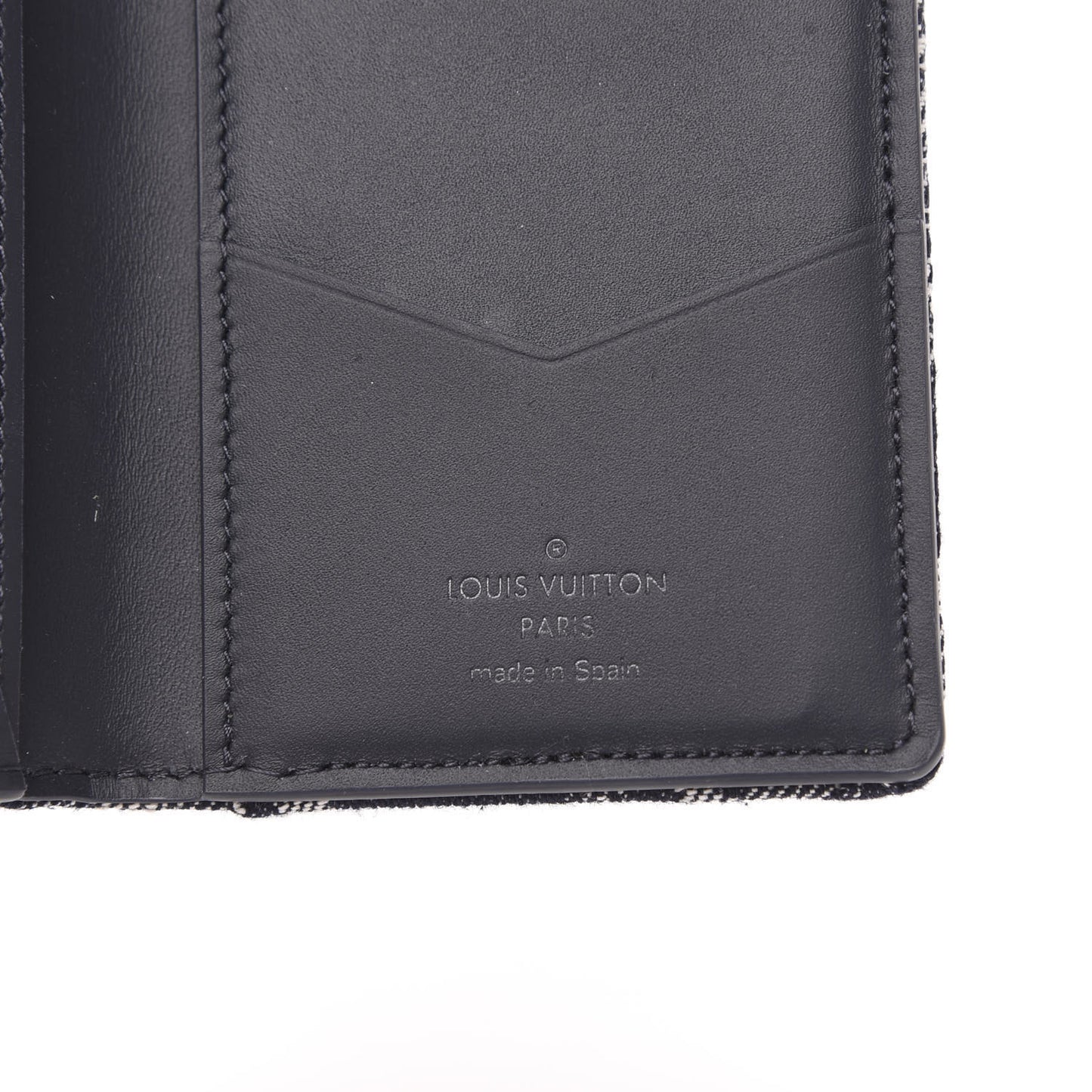 Monogram Tapestry Pocket Organizer Bleu